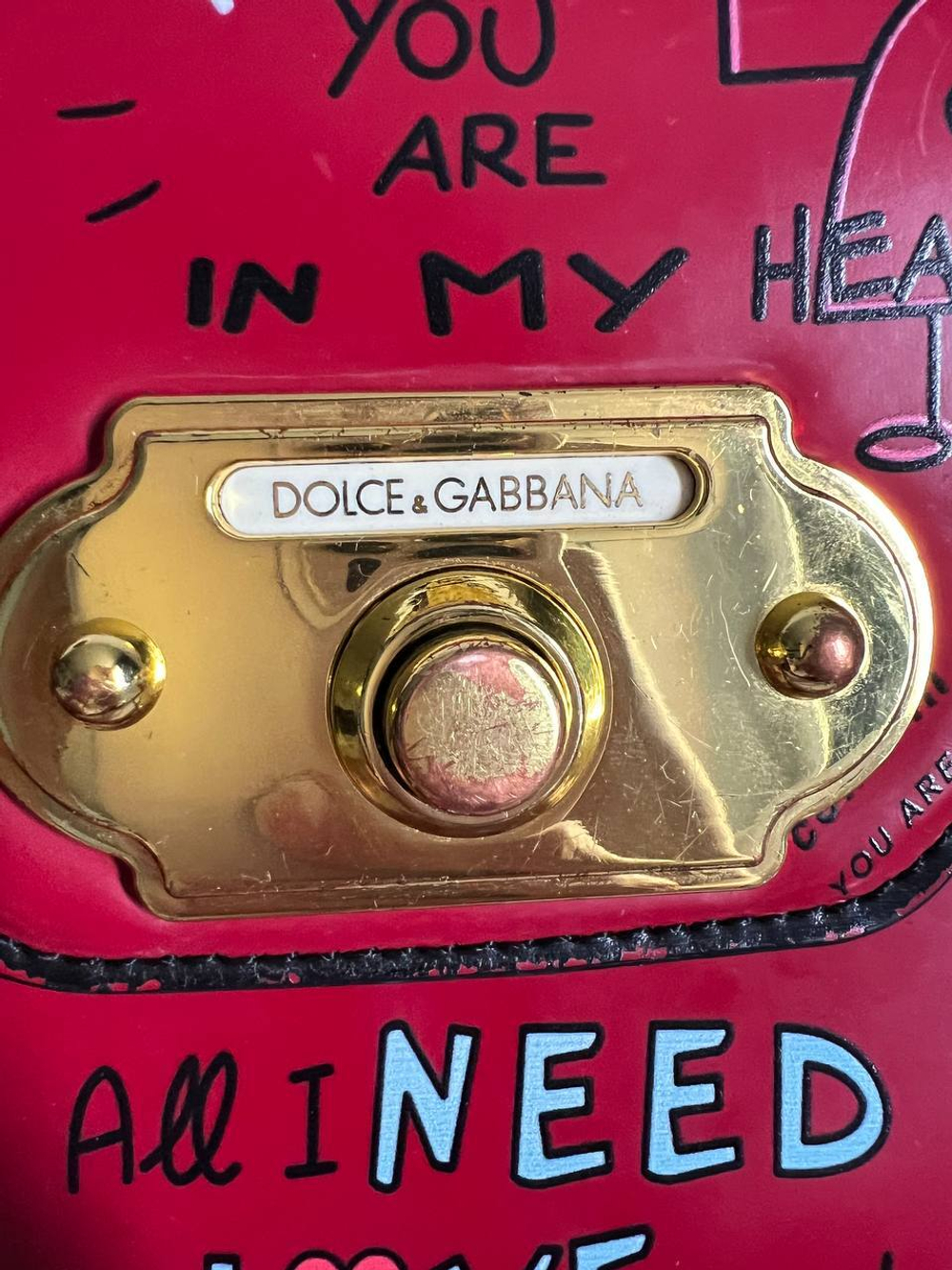 Сумка Dolce Gabbana Welcome Graffiti Large Satchel Bag