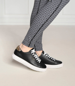 Кожаные кроссовки grove lace up Michael Kors - черный(43F2GVFS6L)
