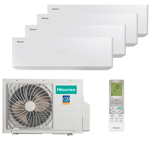 Мультисплит система на 4 комнаты Hisense AS-10UW4RXVQH01AG x 4 / AMW5-36U4RQC