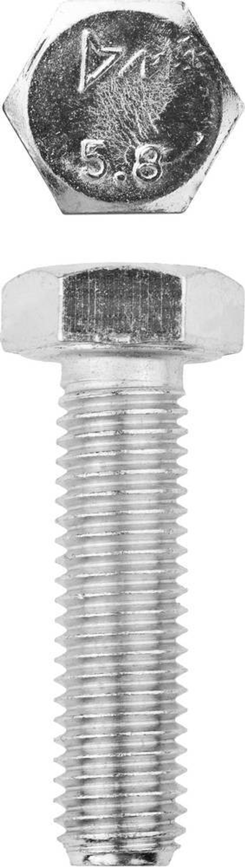 Болт ГОСТ 7798-70, M12 x 45 мм, 5 кг, кл. пр. 5.8, оцинкованный, ЗУБР