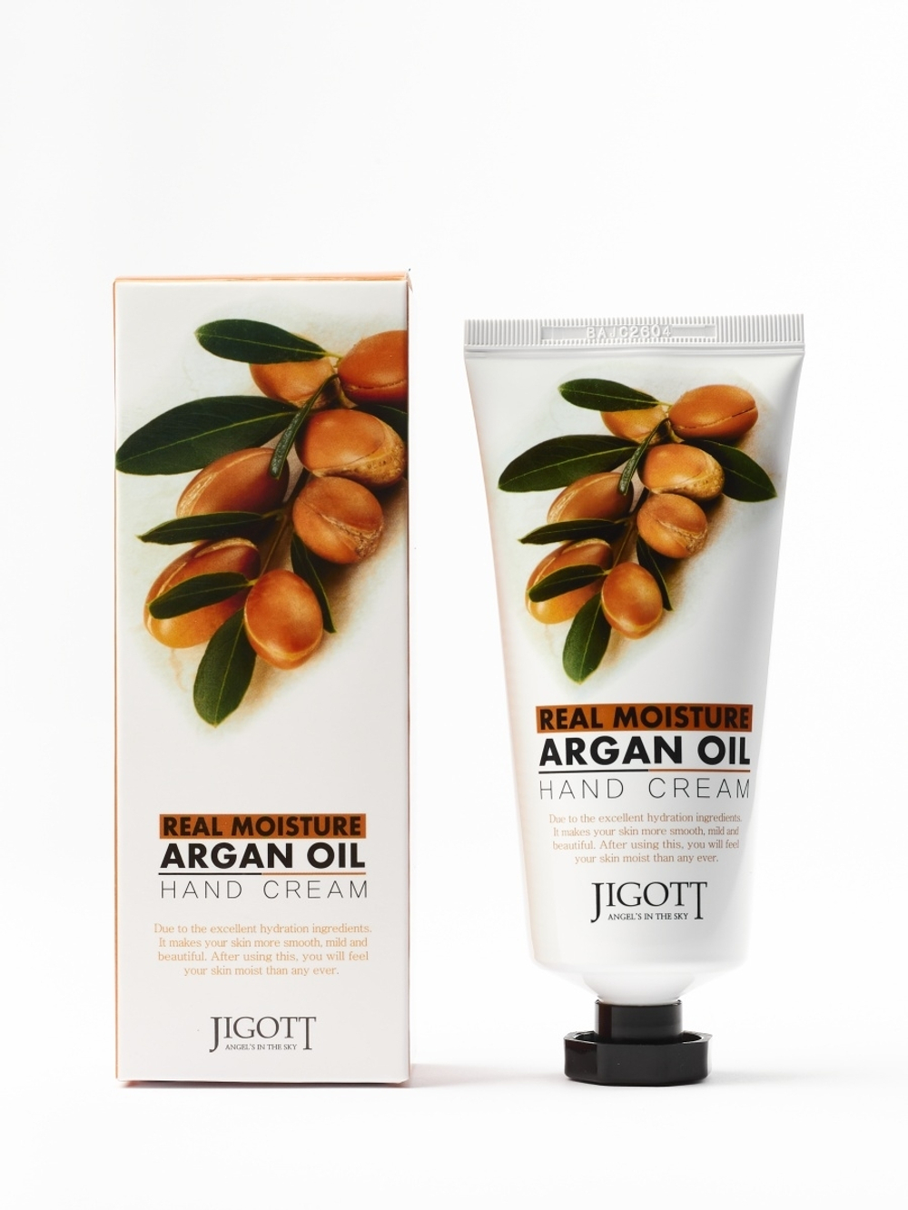 Jigott Крем для рук с аргановым маслом - Real moisture argan oil, 100мл