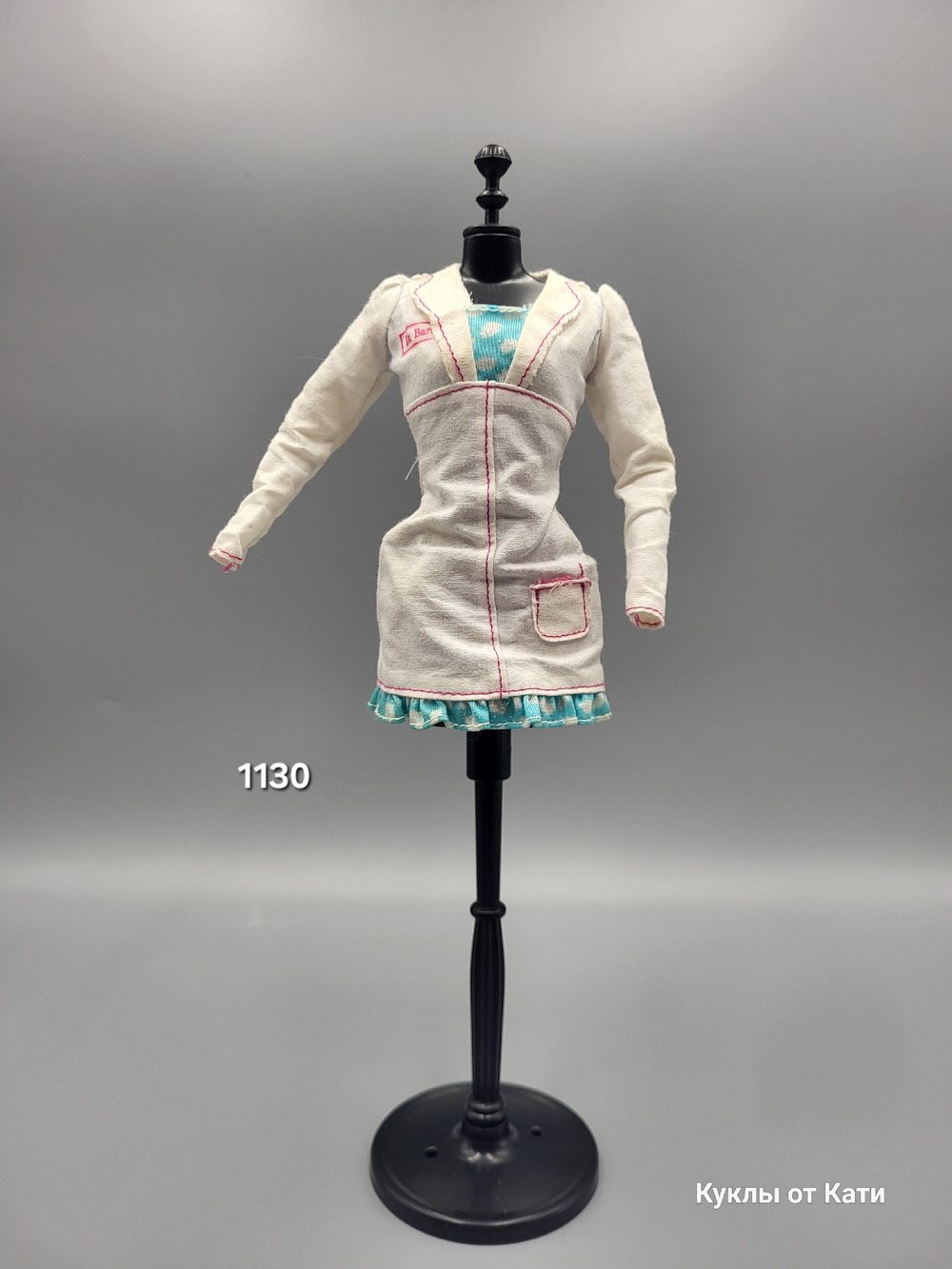 Одежда для куклы Барби винтаж платье 01130