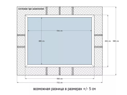 Морозоустойчивый сборный бассейн 5,4 х 4,0 м "Илим" прямоугольный