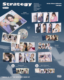 Альбом TWICE - STRATEGY 14th Mini Album STEP4 RANDOM Version