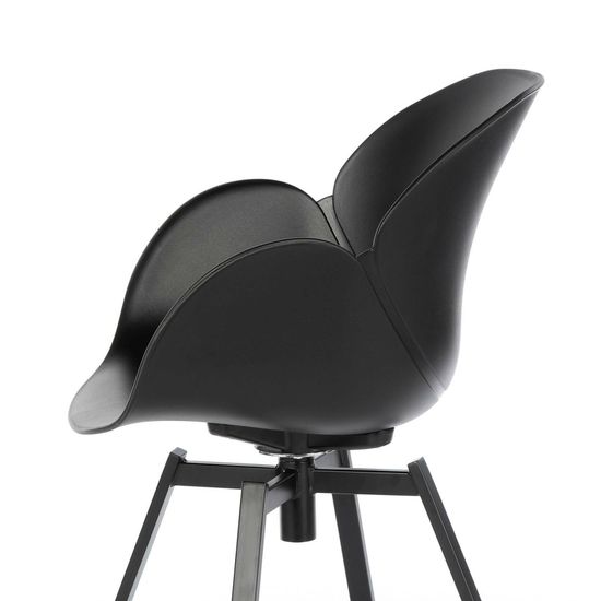 Кресло Rezeda черный пластик, вращающееся 