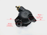 Крышка насоса (улитка) для BAXI Eco/Luna/Main... (арт. 5661200-3, 5655200-3, 5655620-3, 5659550-3, 722175500-3, 722275800-3)