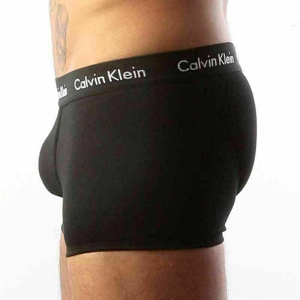 Мужские трусы хипсы черные Calvin Klein 365 Boxer Black