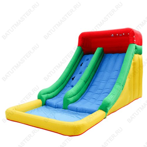 Батут на дачу для детей "Морская фантазия" 4,4*2,8*2,44 м