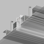 TR2012-WH Встраиваемый шинопровод SMART 2м под ГКЛ, белый