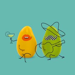 Набор из солонки и перечницы Mango Womango