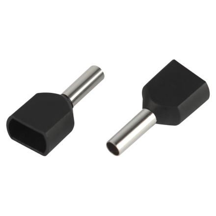 Наконечник-гильза ЭРА NO-225-101 двойной НШвИ 1.5-8 с изолированным фланцем упаковка 50 шт