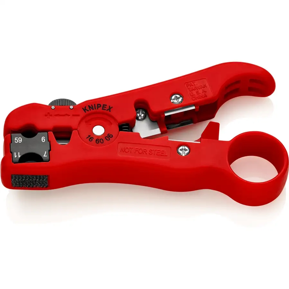 Инструмент для снятия изоляции с коаксиальных кабелей 125 мм Knipex 16 60 06 SB