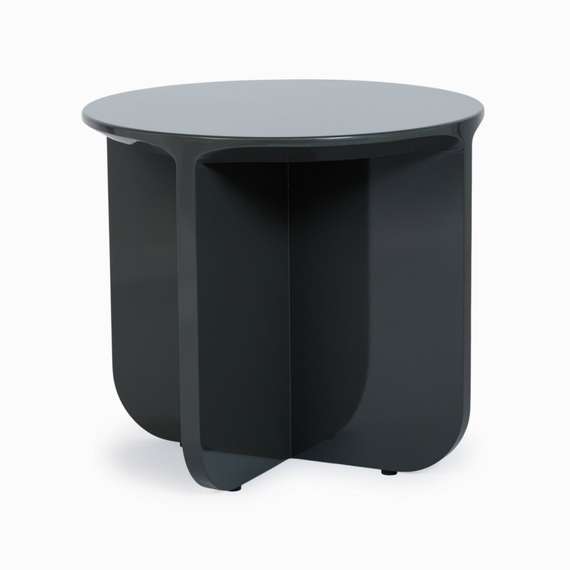 Кофейный стол Petra Ø50х45 см, зеленый глянец