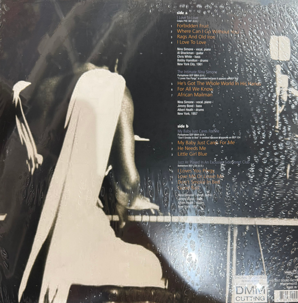 Виниловая пластинка Nina Simone - I Love To Love - An EP Selection LP