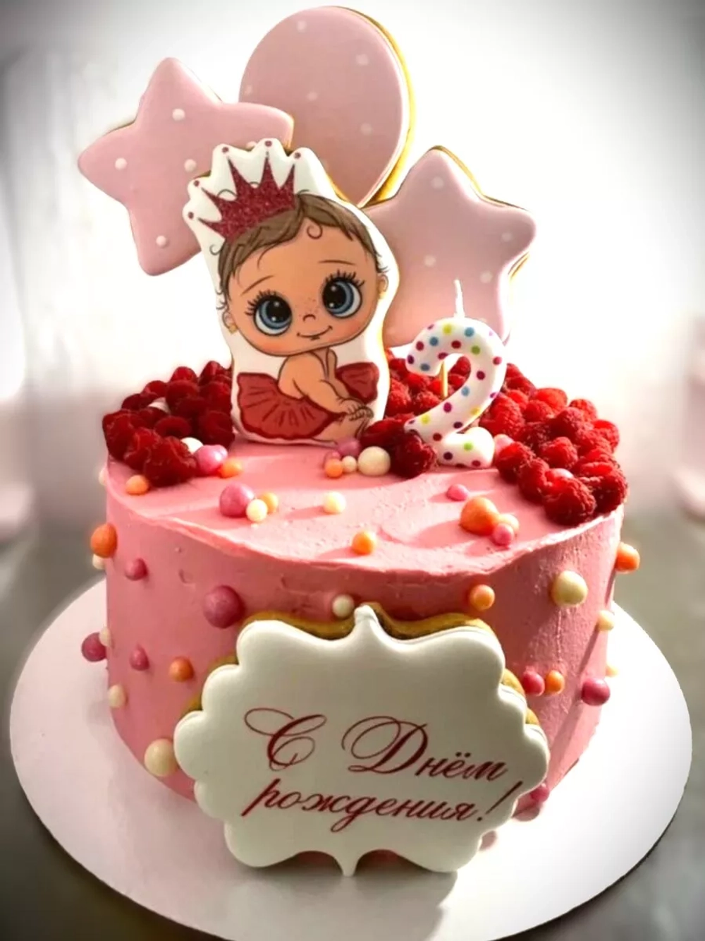 Имбирные пряники на торт принцесса