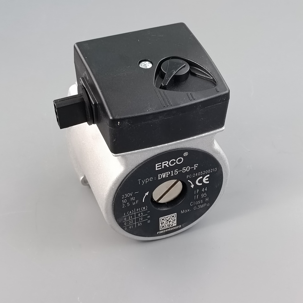 Циркуляционный насос для котлов Koreaster, Ferroli, Thermex - ERCO DWP 15-50-F (по часовой) арт. 46660270, 398063950, 398063960, 902614160, 36600160, 36600200