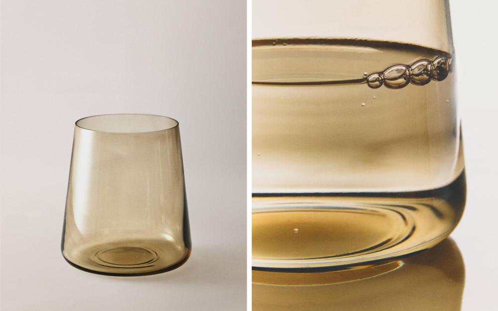 Zara Home стакан из стекла, цвет зелёный, 9.6 см · 9217/401