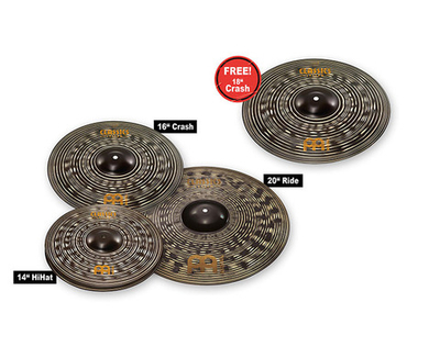 CCD460+18 Classics Custom Dark Set Комплект тарелок 14"/16"/20"+18", Meinl
