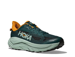 Мужские беговые кроссовки Hoka Challenger ATR 8 M зелёно-оранжевые