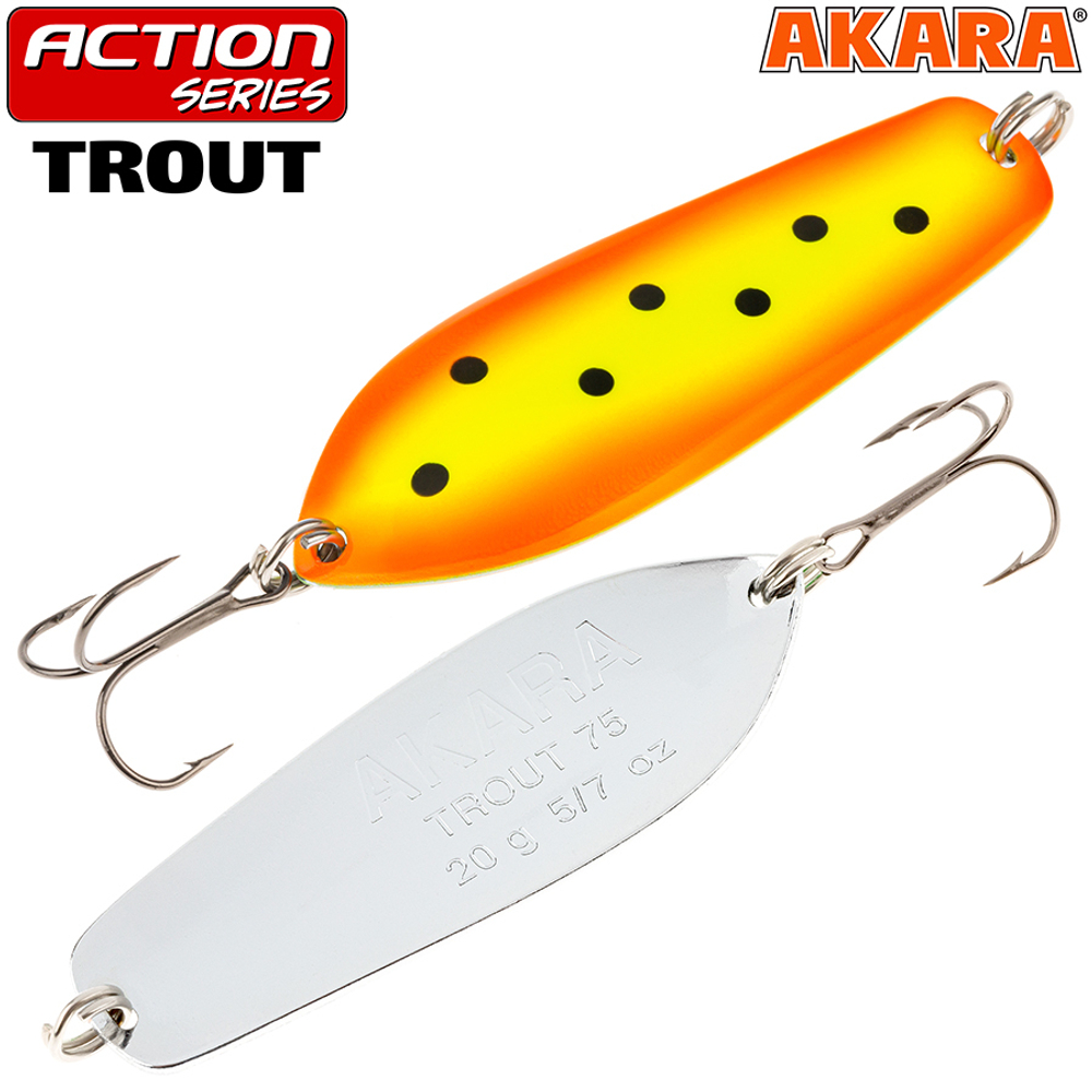 Блесна колебалка Akara Action Series Trout 55 11,5 гр. AB115