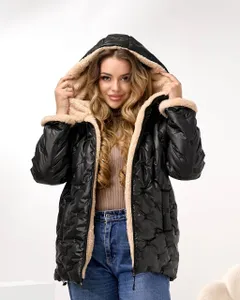 Куртка с мехом УК-4431-2 Фабрика Моды