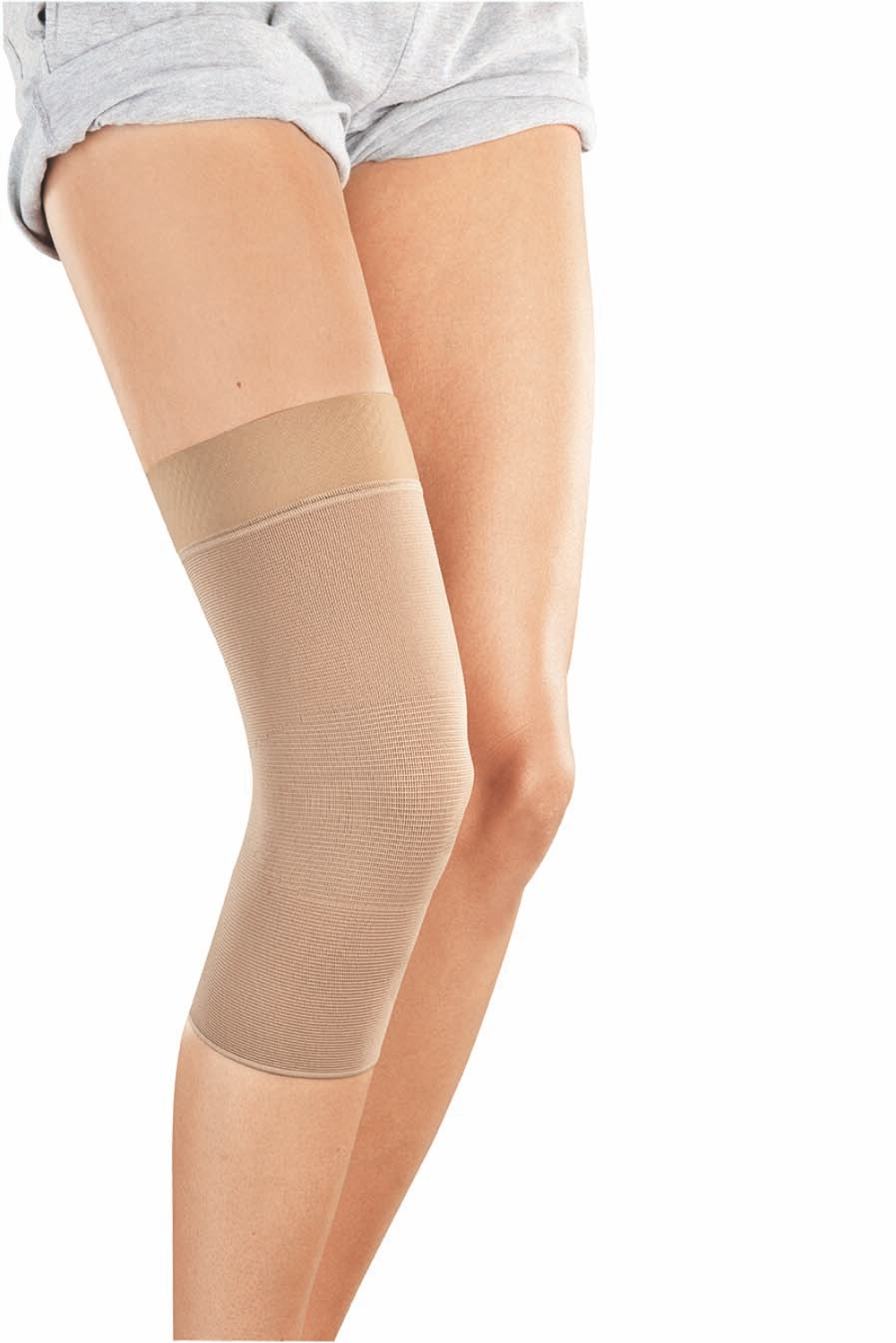 602 Бандаж коленный компрессионный medi elastic knee support - с силиконовым ободком