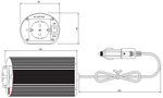 Преобразователь напряжения DC-AC инвертор Mean Well A302-150-F3