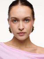 Серьги "Fire shell" Gold