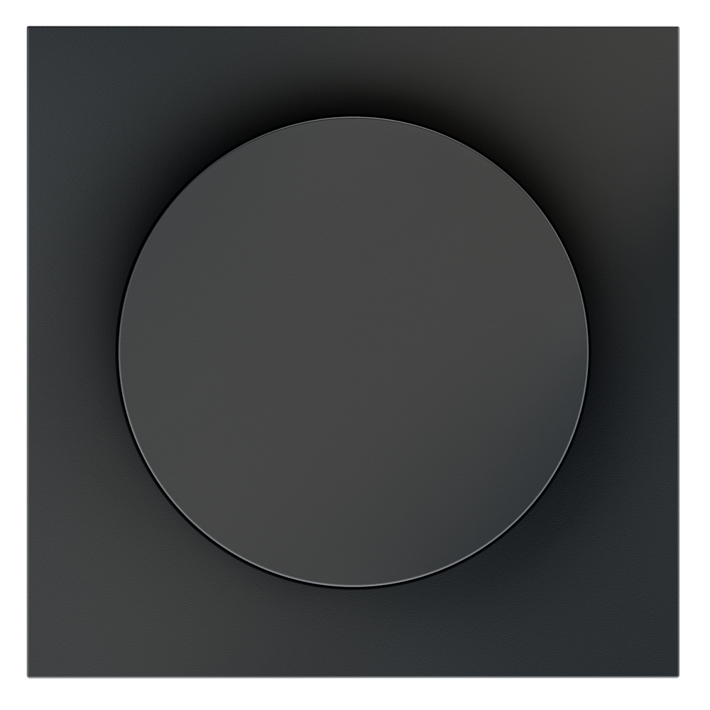 Накладка для светорегулятора поворотно-нажимного, S70 (графит)