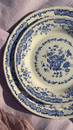 Тарелка мелкая Ø 26 см, цвет декора синий