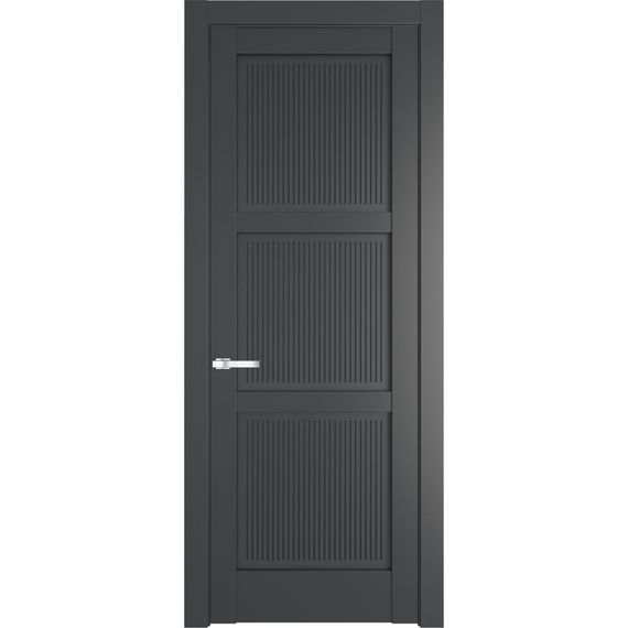 Межкомнатная дверь эмаль Profil Doors 2.4.1PM графит глухая