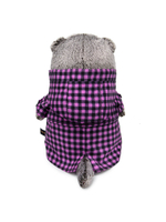 Мягкая игрушка Кот Басик в клетчатом плаще 19 см Ks19-261