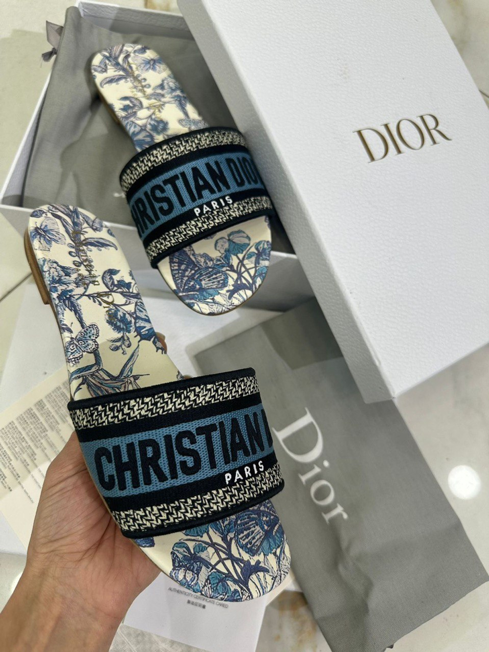 Шлепанцы Dior
