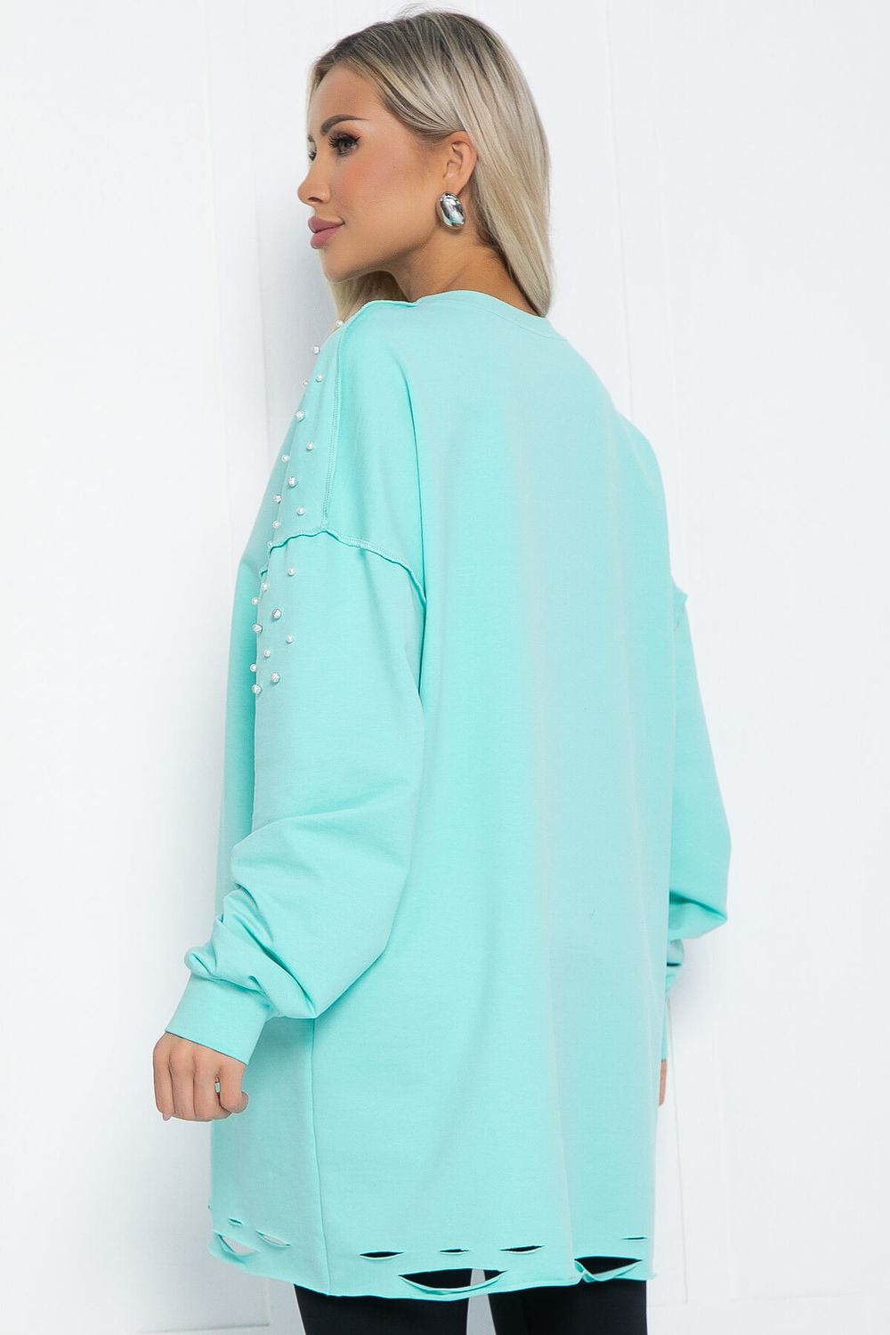Свитшот Бьянка (мята) Б12367-1 LT Collection