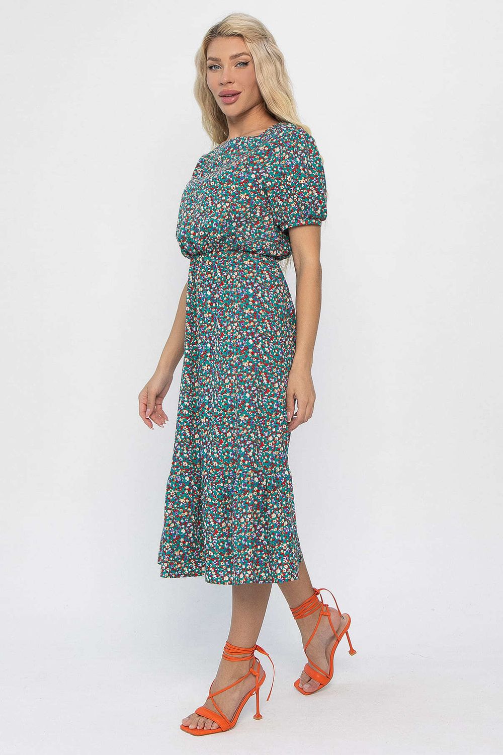 Платье Мирэль (зеленое) П13858-35М LT Collection