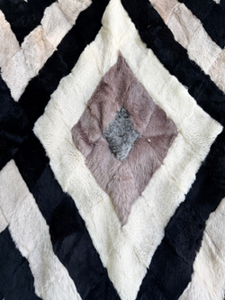 Покрывало меховое ковер из шкуры овчины