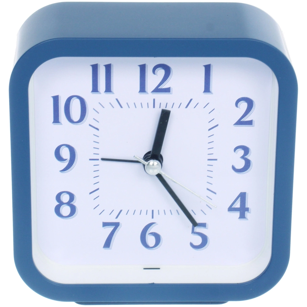 Будильник «Астон» 10*10*4,3см, микс цветов