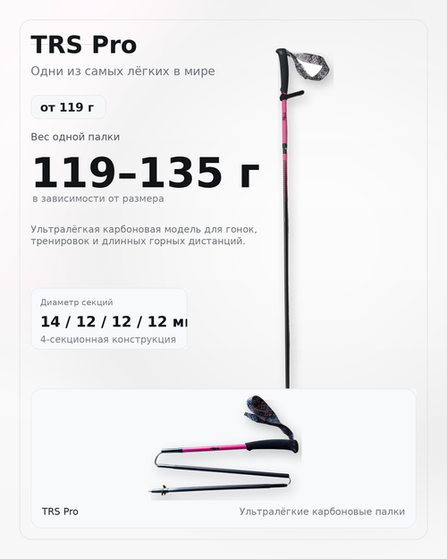 Палки для трейлраннинга TRS Pro 2026