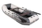YACHTMAN-280 МНД НАДУВНОЕ ДНО (Яхтман) белый-серый (лодка ПВХ с усилением)