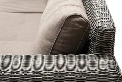 "Боно" лаунж-зона из искусственного ротанга, цвет графит