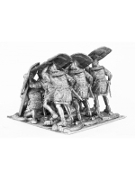 Оловянная композиция Римские войны. Группа Черепаха с мечами