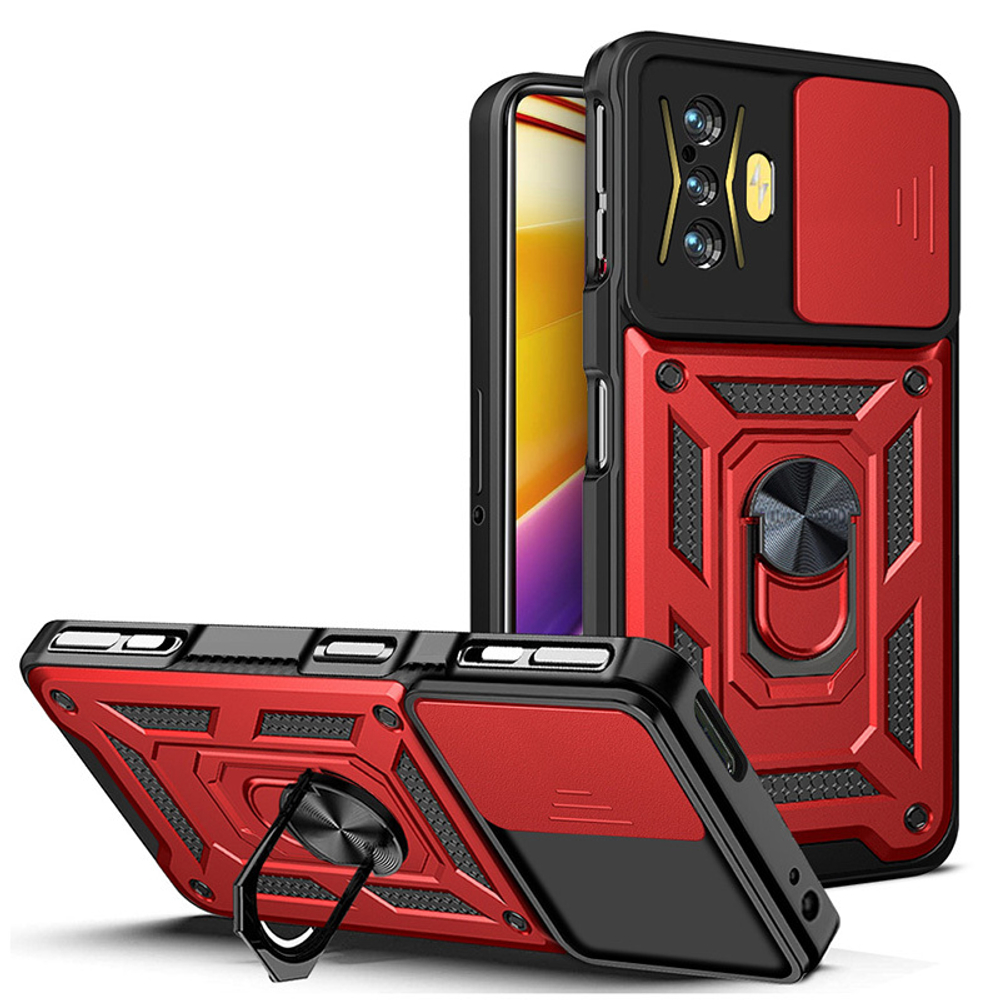 Чехол с кольцом Bumper Case для Xiaomi Poco F4 GT