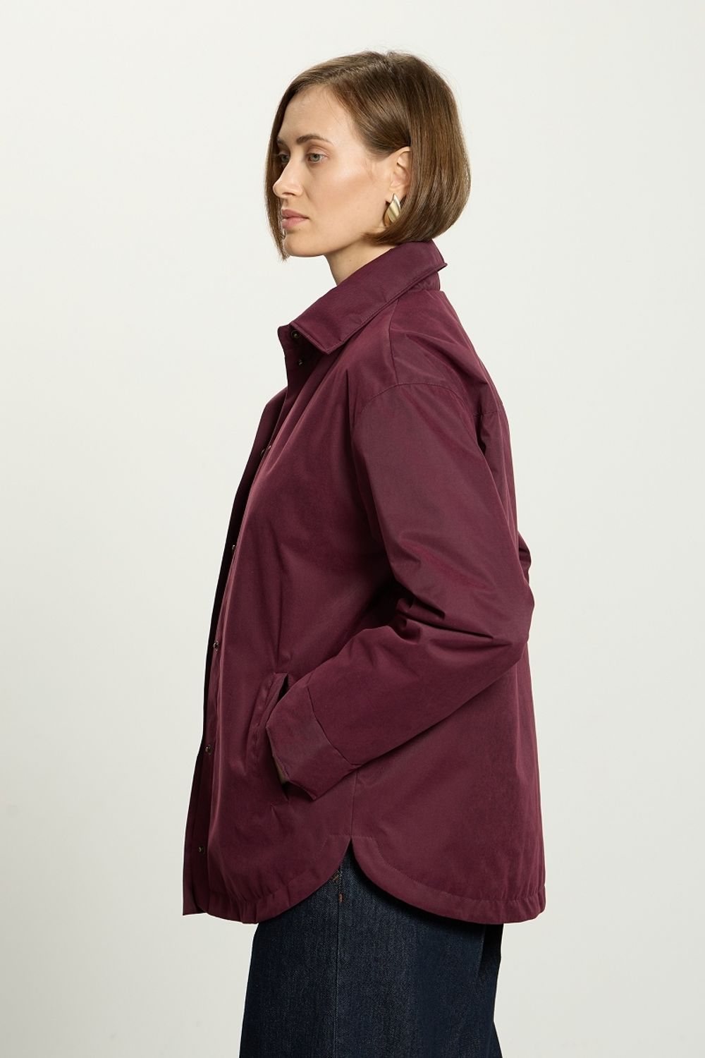 Куртка Бостон бордо утепленная