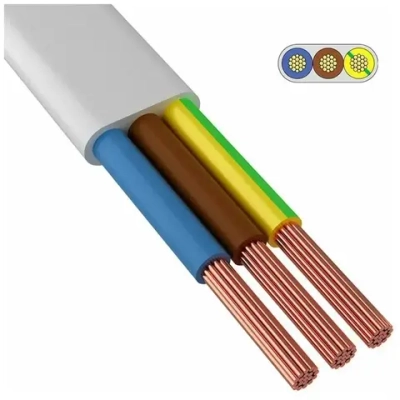Электрический кабель ШВВП ТУ 3х0,75 мм2 (20 м)