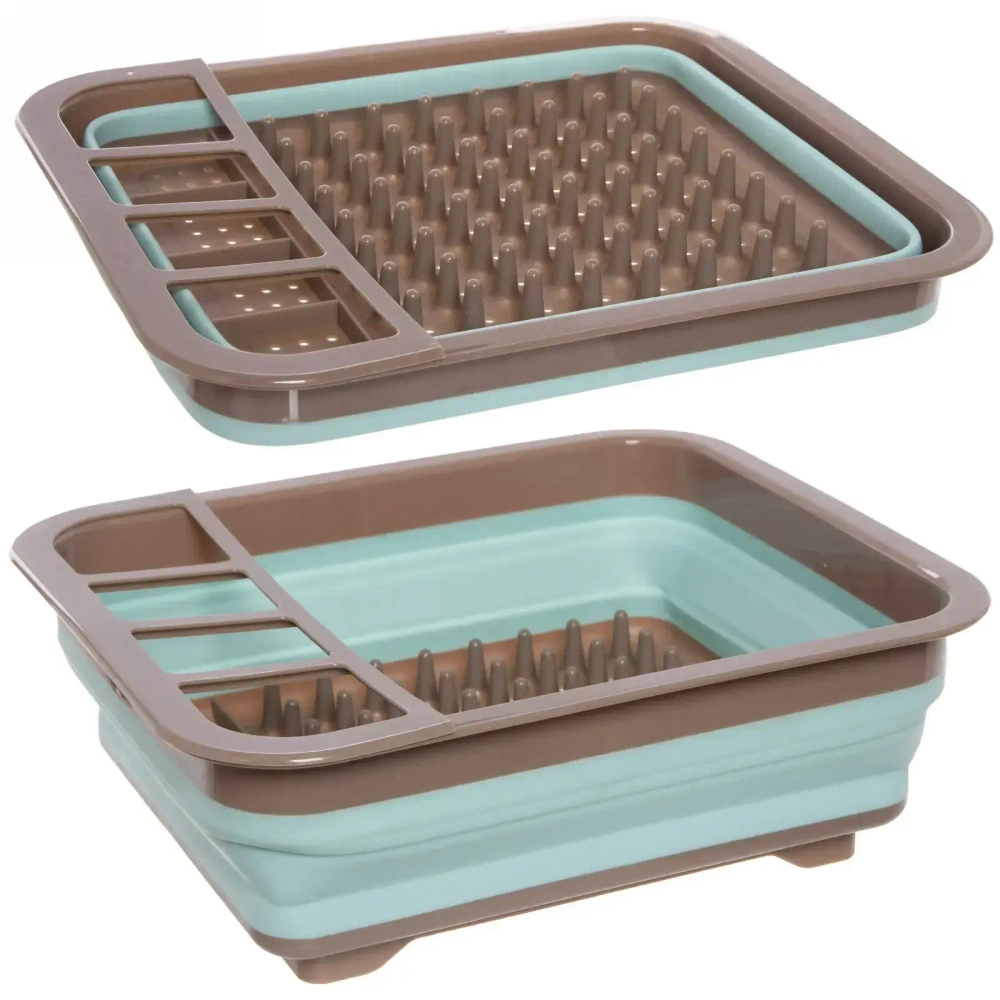 Сушилка для посуды пластиковая «DANNY HOME» 36*30,5см кофейная