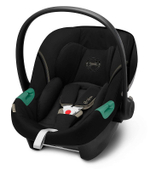 Коляска 3 в 1 Cybex Priam IV Matt Black complete и автокресло Aton S2 i-Size Moon Black Cozy Beige