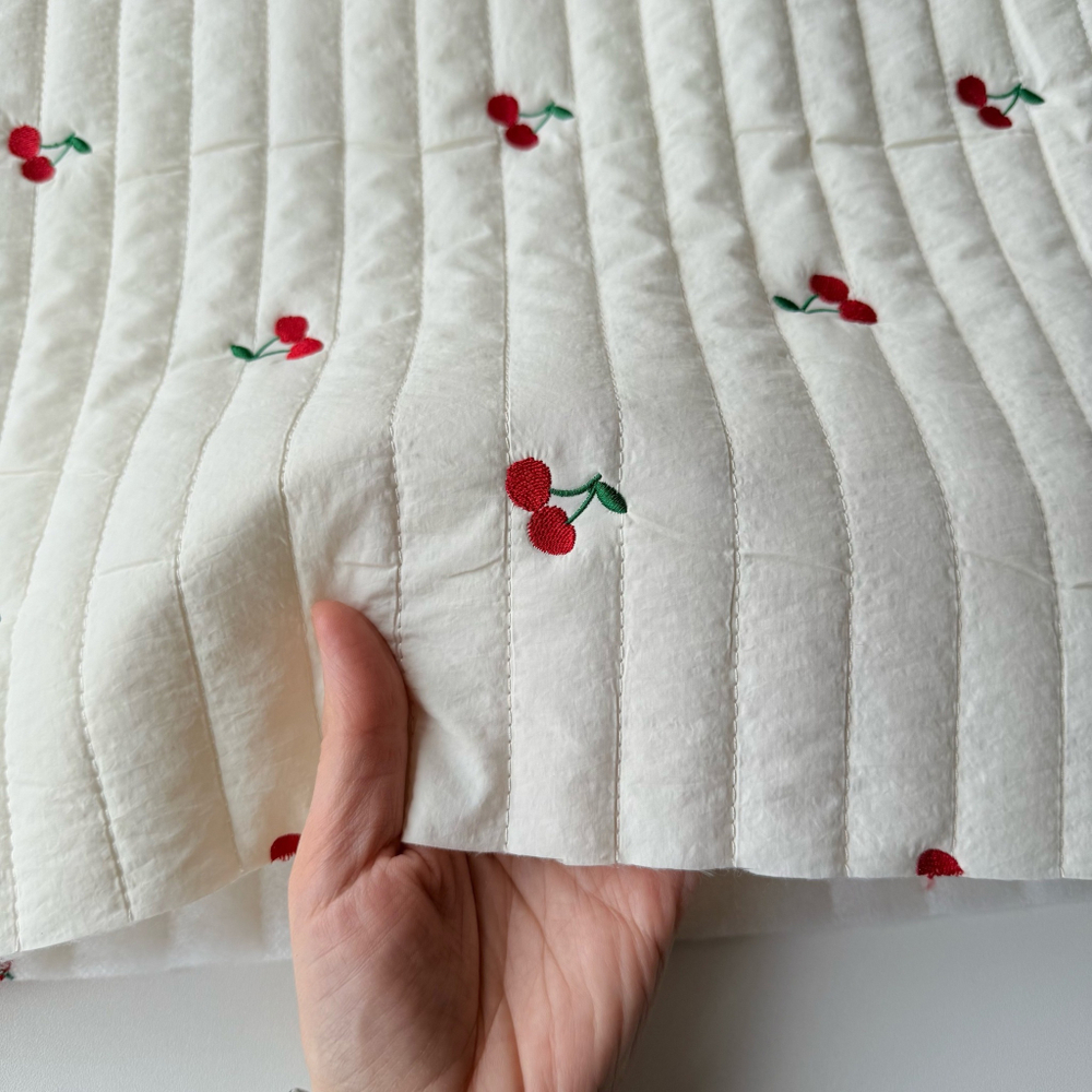 Курточная стежка Вишенки