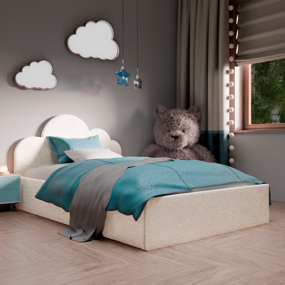 Детская кровать с настилом Облако, 120х180