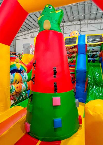 Коммерческий надувной батут «Добрая русская сказка 4», 8*4*5 м