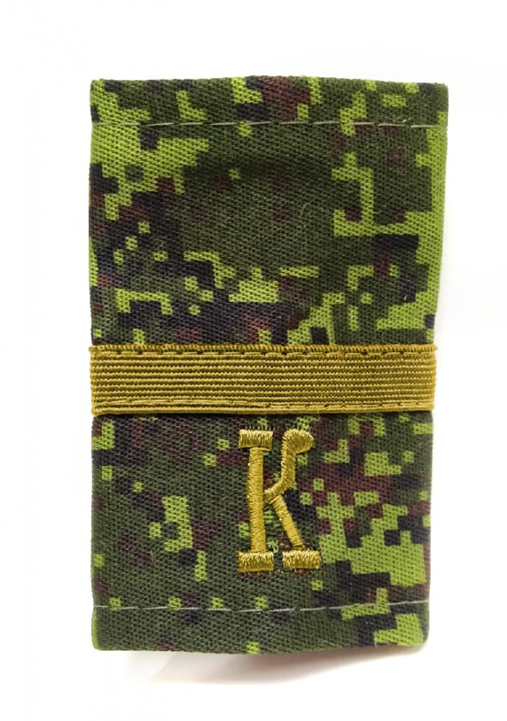 Фальшпогоны цифра с желтым галуном и буквой К ефрейтор